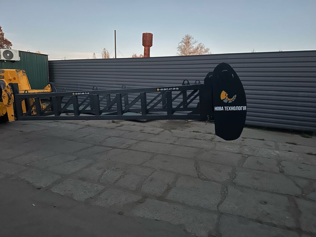 Відвал для зерна з подовжувачем