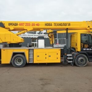 Автовишка телескопічного типу на базі автомобіля IVECO EuroCargo 120